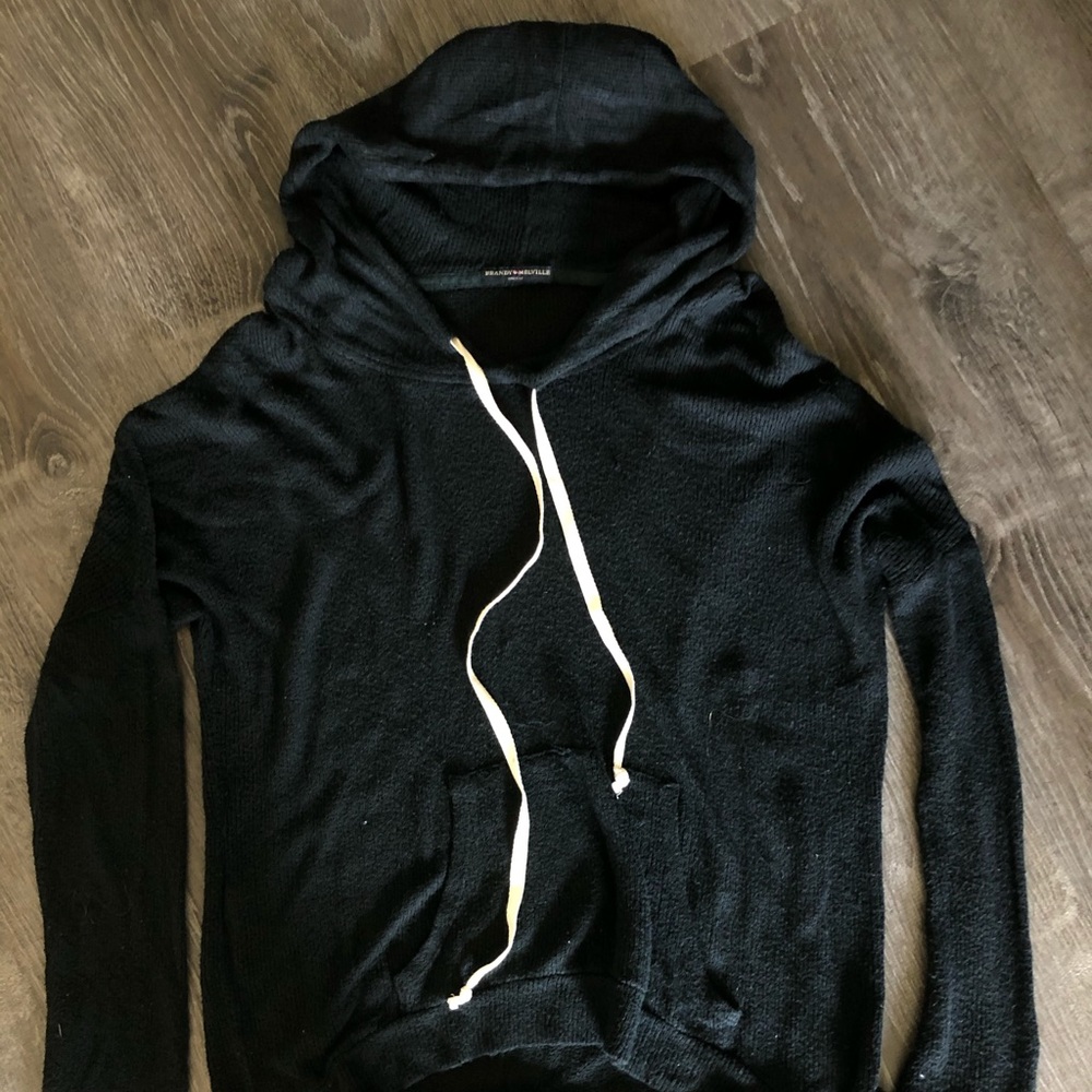 Black Brandy Melville Hoodie Gem